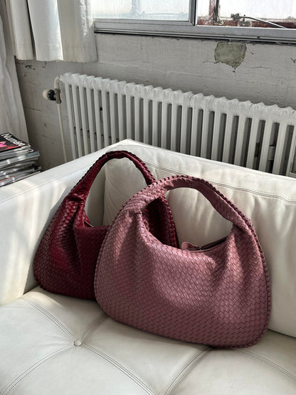 Stylische & Geräumige Schultertasche in Weinrot – Dein Alltag-Must-Have