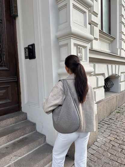 Stylische & Geräumige Schultertasche in Weinrot – Dein Alltag-Must-Have